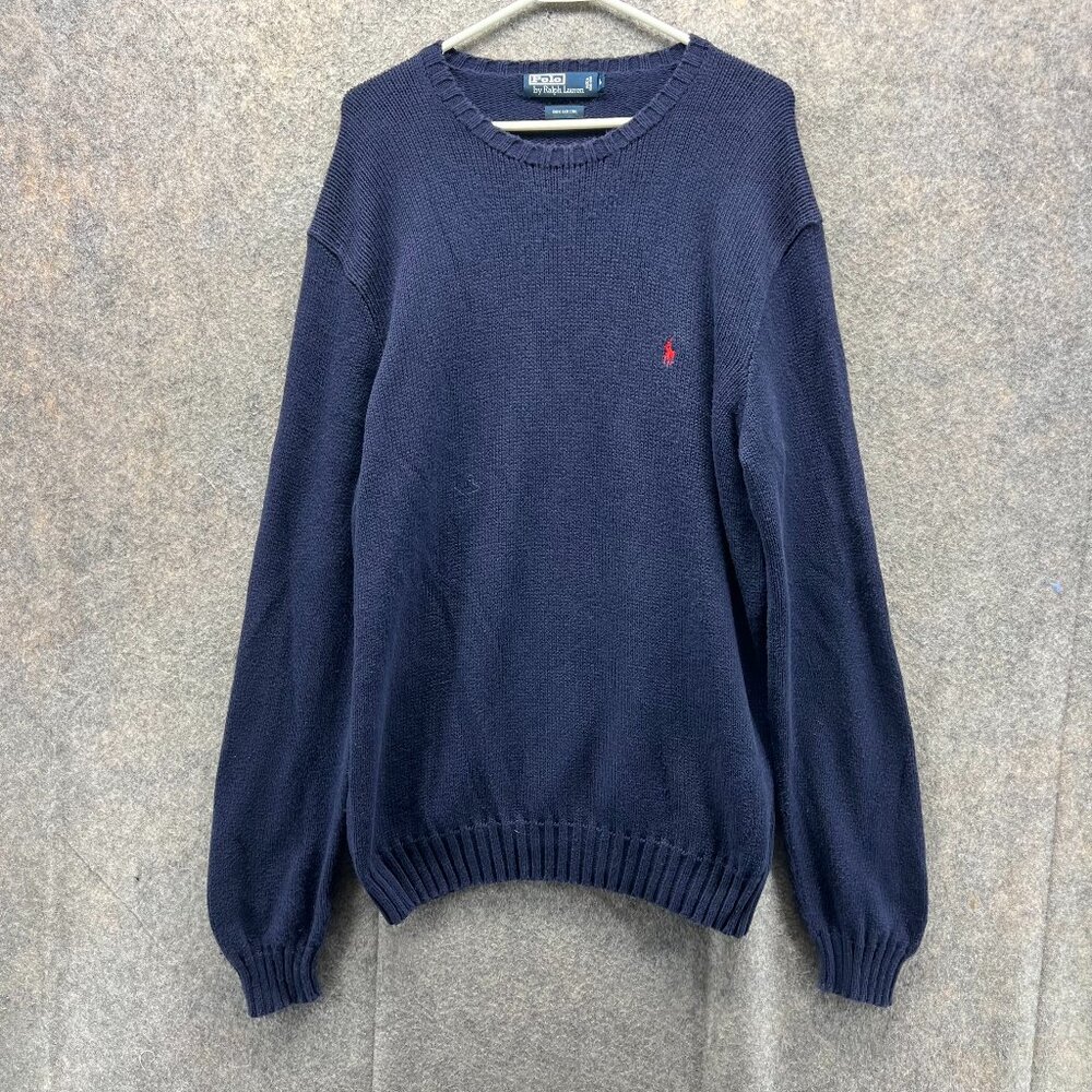 Polo by Ralph Lauren Navy Crewneck Sweater